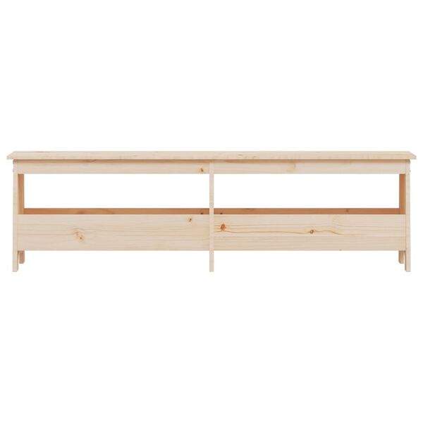 vidaXL Hallbenk 160x28x45 cm heltre furu