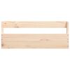 vidaXL Veggmonterte skohyller 2 stk 59x9x23 cm heltre furu