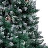 vidaXL Kunstig juletre med 150 LED grønn 150 cm PVC og Stål og Plast