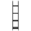 vidaXL Bokhylle Svart Eik 40 x 30 x 146 cm Konstruert tre