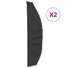 vidaXL Hageparasollrekk 2 stk 280x30/81/45 cm 420D oxfordstoff