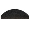 vidaXL Selvklebende trappematter 15 stk 56x17x3 cm svart