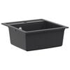 vidaXL Enkel oppvaskkum Granitt 49 x 51 x 30.5 cm Grafitt
