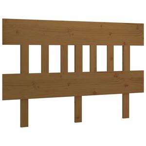 vidaXL Sengegavl honningbrun 138,5x3x81 cm heltre furu