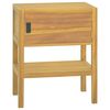 vidaXL Baderomsskap 60x40x75 cm heltre teak