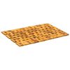 vidaXL Badematter 2 stk. Naturlig 44 x 60 cm Solid akasietre
