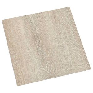 vidaXL Selvheftende Gulvplanker Brun og Beige 30,5 x 30,5 cm 20 stk.