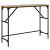 vidaXL Konsollbord Artisan Eik 100 x 32 x 75 cm Konstruert tre