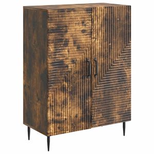 vidaXL Serviesskap R&oslash;kt Eik 66 x 34,5 x 89,5 cm Konstruert tre