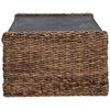 vidaXL Sidetabell Naturlig 44.5 x 45 x 45 cm Massiv Mahogni Tre