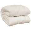vidaXL Vektdyne kremhvit 150x200 cm 11 kg stoff