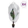 vidaXL Plantefleecetrekk med glidel&aring;s 4 stk 70 g/m&sup2; 2,36x2 m