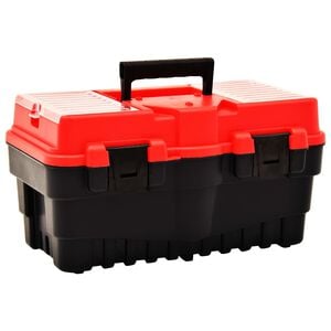 vidaXL Verkt&oslash;ykasse plast 462x256x242 mm r&oslash;d