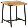 vidaXL Sidebord 45x45x50 cm heltre mango og jern