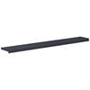 vidaXL Vinduskarmer Anthracitt med trestruktur 120 x 25 x 4,5 cm PVC