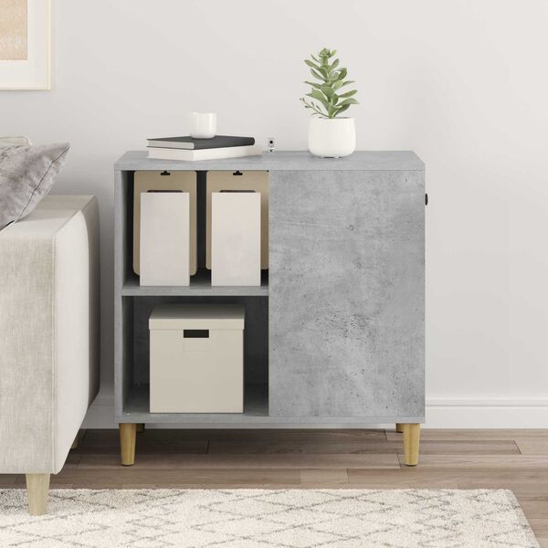 vidaXL Katt Hus Betong 72 x 42.5 x 70 cm Konstruert tre