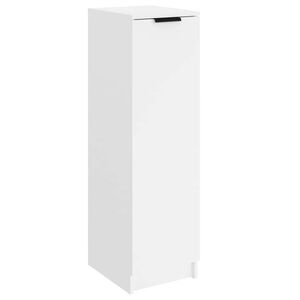 vidaXL Skoskap hvit 30x35x100 cm konstruert tre