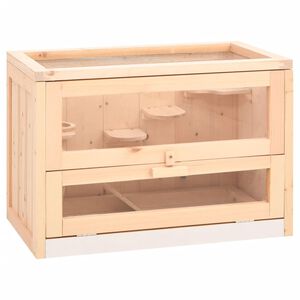 vidaXL Hamsterbur 60x35,5x42 cm heltre gran