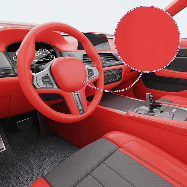 vidaXL Bilfolie matt r&oslash;d 100x150 cm