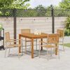 vidaXL Hage Spisegruppe 5 pcs Beige Poly rattan