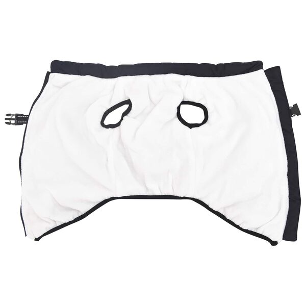 vidaXL Hund Frakk med sele Marinebl&aring; 5XL Fleece og polyester