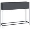 vidaXL Hevet Hageplante Antrasitt 100 x 26 x 82 cm St&aring;l
