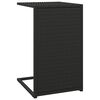 vidaXL C-bord svart 40x35x60 cm polyrotting