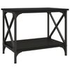 vidaXL Sidebord svart 55x38x45 cm konstruert tre