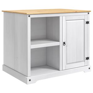 vidaXL Kj&oslash;kken&oslash;yset 2 stk. Hvit og Honningvoks 112 x 77 x 91,5 cm