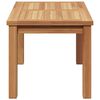 vidaXL Kaffebord Brun 70 x 40 x 36 cm Heltre teak
