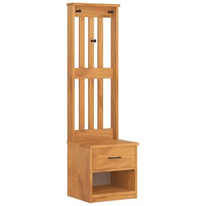 vidaXL Halltre SANDNES 45x40x159,5 cm heltre furu