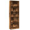 vidaXL Bokhylle gammelt tre 60x24x176 cm konstruert tre