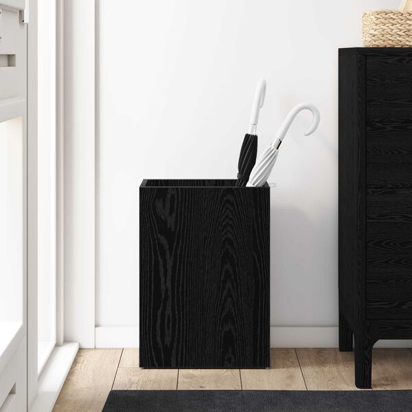 vidaXL Parasollstativ Svart Eik 40 x 20 x 55,5 cm Konstruert tre