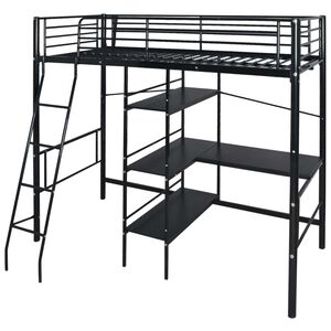 vidaXL Seng med madrass Svart 200 x 90 cm Metall