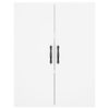 vidaXL Highboard hvit 69,5x34x180 cm konstruert tre