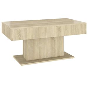 vidaXL Salongbord r&oslash;kt eik 96x50x45 cm konstruert tre
