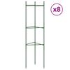 vidaXL Tomatbur 8 stk 116 cm st&aring;l og PP