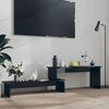 vidaXL TV-benk h&oslash;yglans svart 180x30x43 cm konstruert tre