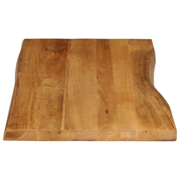 vidaXL Bordplate 100x60x3,8 cm naturlig kant heltre mango