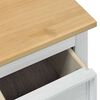 vidaXL storage box med skuff Hvit 90 x 78 x 45 cm Massiv furu