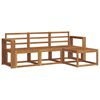 vidaXL Utend&oslash;rs sofa-sett 4 pcs Naturlig