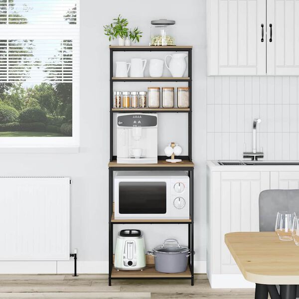 vidaXL Kj&oslash;kkenskap Artisan Eik 60 x 40 x 168 cm Konstruert tre