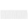 vidaXL Blondegardin Hvit 100 x 500 cm Polyester