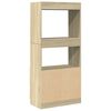 vidaXL Highboard sonoma eik 63x33x140 cm konstruert tre