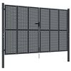 vidaXL Hageport antrasitt 300x175 cm st&aring;l