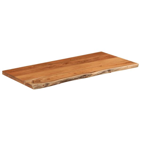 vidaXL Benkeplate for bad 120x60x3,8 cm rektangul&aelig;r heltre akasie