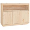 vidaXL Skjenk 104,5x34x80 cm heltre furu