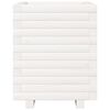 vidaXL Plantekasse hvit 40x40x49,5 cm heltre furu