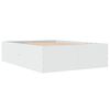 vidaXL Sengeramme hvit 120x190 cm konstruert tre