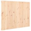 vidaXL Veggmontert hodegavl 140x3x110 cm heltre furu